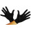 Black Nitrile Gloves Size M 100 pcs 6