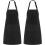 Kitchen Cooking Apron Adjustable Bib with Pockets Black 2 1