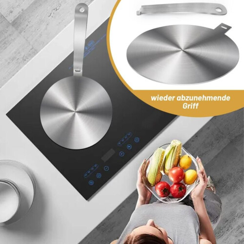 Induction Adapter Plate with Handle 24cm 1