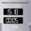 LED digital wall clock with date red 13 inch 5