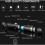 Black USB-Charged Mini Flashlight T6 LED 3 Modes 2