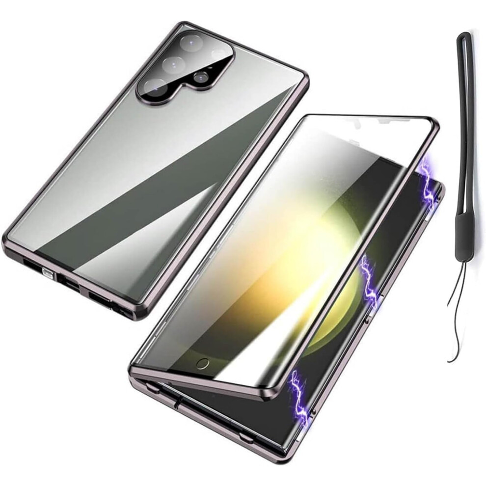 Privacy Magnetic Tempered Glass Case For Samsung Galaxy S25 9087558831035