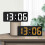 Digital Wall Clock with App Control and Alarm Yellow 3