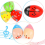 Wooden Egg Shaker Percussion Toy, 6 pcs 3