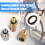 Bicycle Valve Adapter Cable for Car Valves 4
