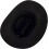 Damfilt cowboyhatt Fedora Rodeo-stil Medium/Stor 7
