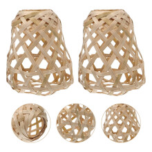 Khaki Lamp Shades Rustic Pendant Light Covers 4-Pack