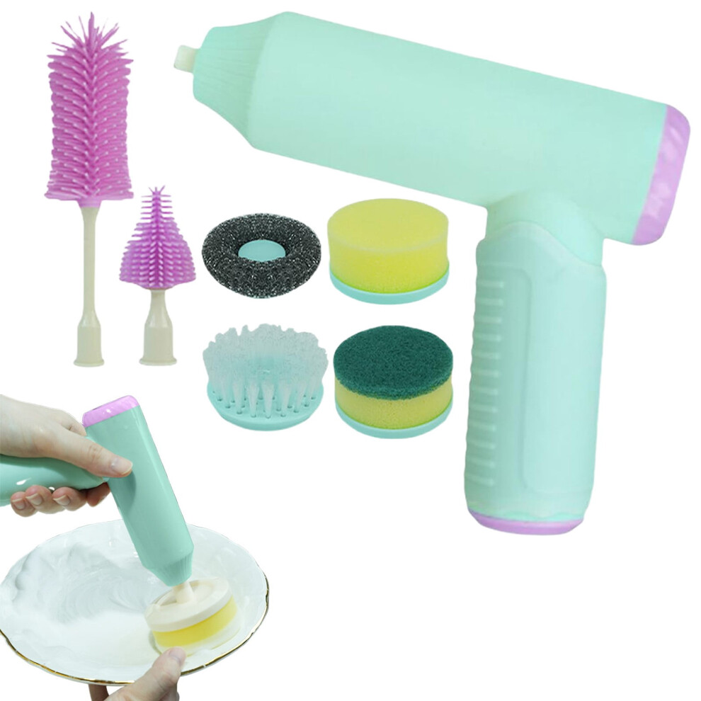 Cordless Spin Scrubber 2-Speed 7 Heads Rechargeable