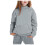 Conjunto de moletom infantil com capuz e calça, tamanho 12-13 anos. 3