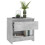 vidaXL bedside table concrete grey 40x30x39 cm engineered 3