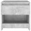 vidaXL bedside table concrete grey 40x30x39 cm engineered 4