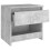 vidaXL bedside table concrete grey 40x30x39 cm engineered 6