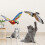Flying Bird Cat Toy Electronic Sound 2pcs 4