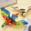 Flying Bird Cat Toy Electronic Sound 2pcs 7
