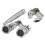 Opera Binoculars 3x25 with Handle Silver 3