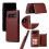 NKOBEE leather wallet case for Samsung Galaxy S10 red 8
