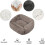 Rectangular Pet Bed Plush Cushion M Dark Green 3