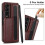Samsung Galaxy Z Fold 7 protective wallet case red 5
