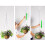 Adjustable Hanging Hooks for Flower Pots White 2 pcs 8
