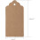 Kraft Paper Labels with Jute String 100 pcs 2