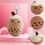 Bubble Tea Plush Keychain Kawaii Style 6-Pack 3
