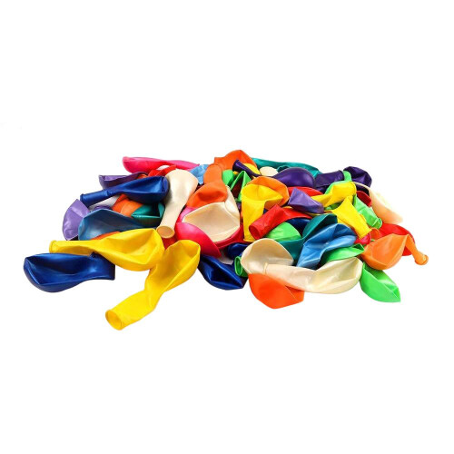 Balloons shimmering multi-color 100 pieces 1