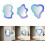 Decorative magnetic mirror for cabinets and refrigerators 5