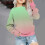 Girls casual crewneck sweatshirt long sleeve pullover 1