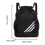 Waterproof drawstring bag black unisex large 4