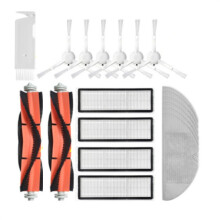 1Set Main Roller + Side Brush + Hepa Filter + Mopping Cloth for 1C 1 C Sweeper Robot Vacuum Mop Mijia C