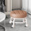 Tabouret bas multifonctionnel à roulettes pour usage domestique (1 pièce) 6