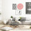 Wall Clock Silent Battery Powered Pink Round 5
