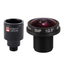 2 Pcs Lens: 1 Pcs HD CCTV Lens 3.0MP M12 2.8-12Mm HD Lens & 1 Pcs HD Fisheye Cctv Lens 5MP 1.8Mm M12x0.5