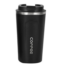 Bottiglia Termica Intelligente da 510 Ml per Caffè Display Temperatura LED Tazza Termica Bicchiere Termico Tazza Termica Nera