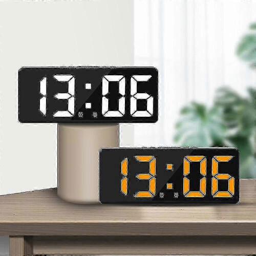 Digital Wall Clock with App Control White 2