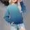 Girls casual crewneck sweatshirt long sleeve pullover 1