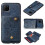 Samsung Galaxy A22 5G case with card holder grey 4