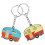 RV Caravan Keychain Couple Set Camping 2pcs 2