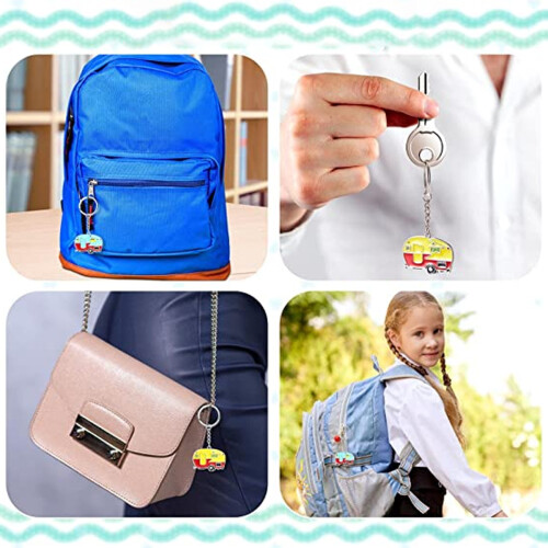 RV Caravan Keychain Couple Set Camping 2pcs 2