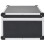 vidaXL CD case aluminum ABS black 80 CDs 4