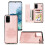 Samsung Galaxy S20 FE case with card holder orange 3
