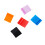 Plastic ziplock pill bags black 100 pcs 7