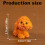 Mini Dog Figurine Resin Cake Topper 1 Pc 7