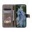 SKALO iPhone 16e Mandala Wallet Case - Grey 2