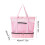Mesh Beach Bag with Cooler Pink Large Tote 7