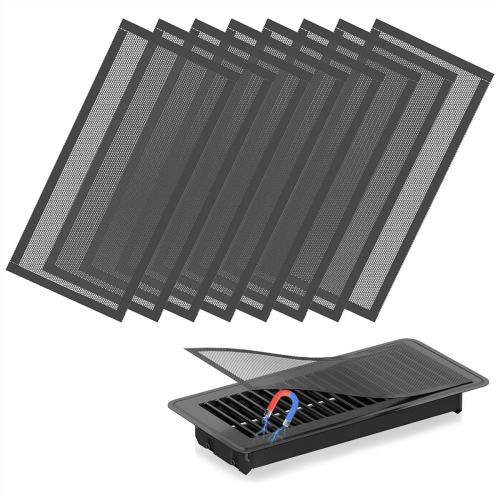 Golvventilationsskydd Magnetiska luftfilter PVC 8 st 1