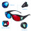 3D Glasses Anaglyph Red-Blue 5 Pcs 5