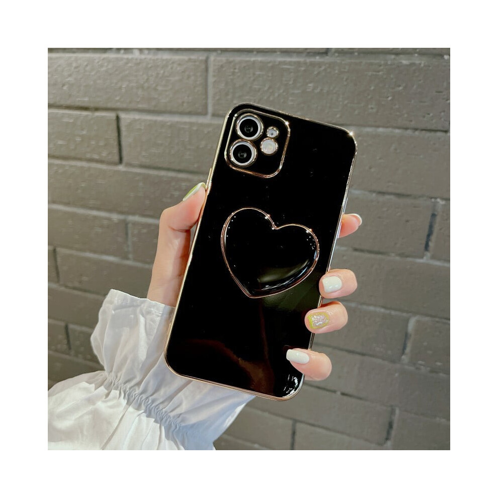 Korean Heart Holder Phone Case For Iphone 15 To Se3 9362892735646