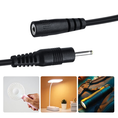 Audio-Stromverlängerungskabel 2,5 x 0,7 mm 2
