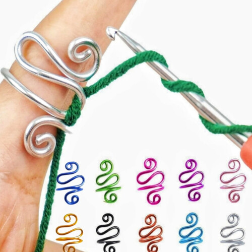 Schlangenförmige Häkel-Spannringe, 10, 14 oder 15 Stück 1